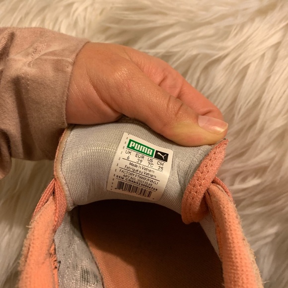 PUMA suede desert flower light pink shoes - Picture 4 of 5